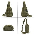 thumbnail image 6 of Spencer Sling Backpacks Small Puffer Sling Bag for Women Men Quilted Fashion Waist Packs Puffy Crossbody Bag Chest Bag for Travel, Khaki, 6 of 10