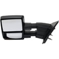 thumbnail image 2 of DAMAIJOY 2pcs Left & Right Side Paintable Power Heated Operate Manual Folding Exterior Door Rear View Mirror Turn Signal Towing Mirrors for Ford for F150 2007-2008 Without Auto-Dimming, 2 of 6
