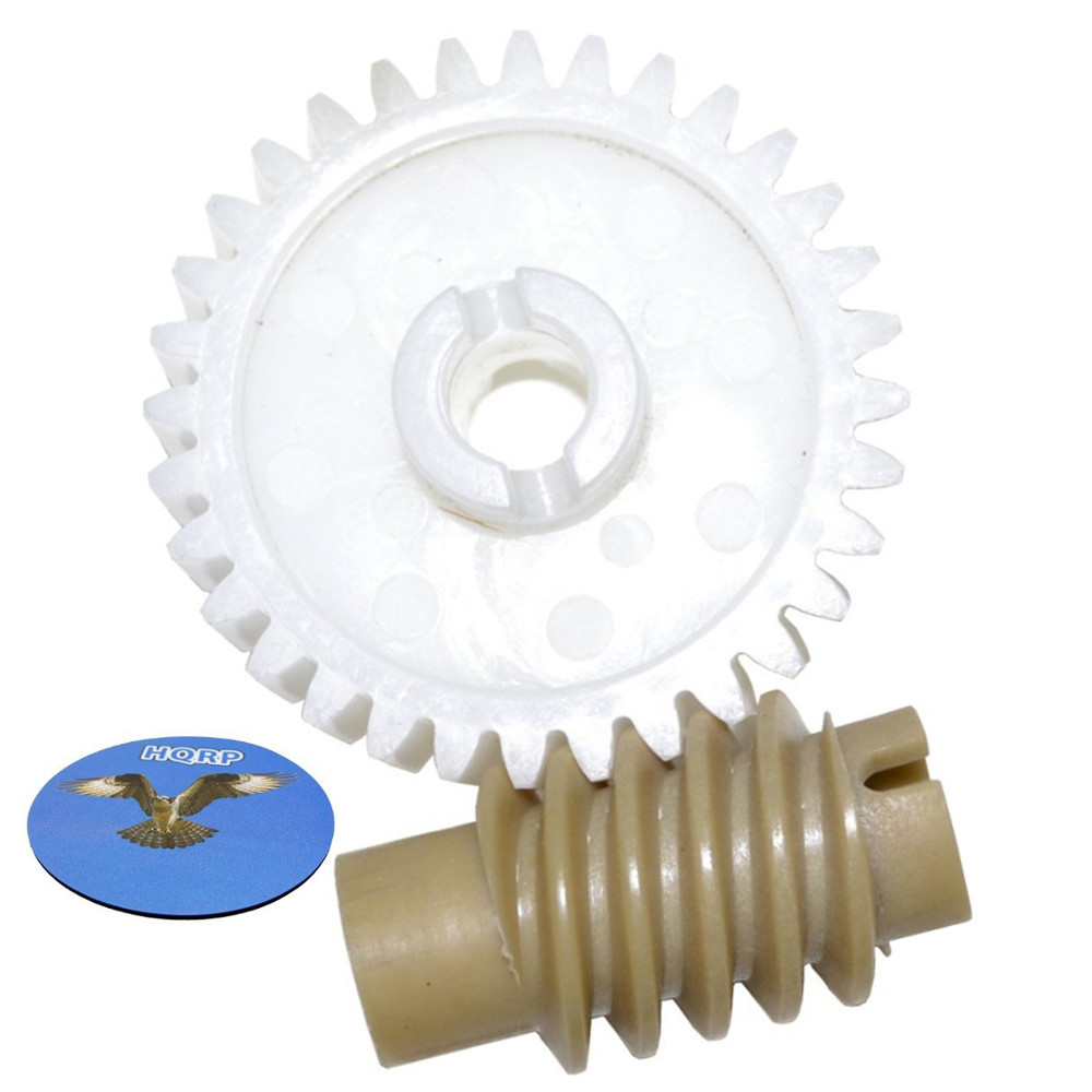 HQRP Drive and Worm Gear Kit for Craftsman 13953966SRT1 13953970SRT