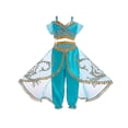 thumbnail image 1 of Disfraz de cosplay de princesa HUOGUO para niñas, talla 110, 1 of 4