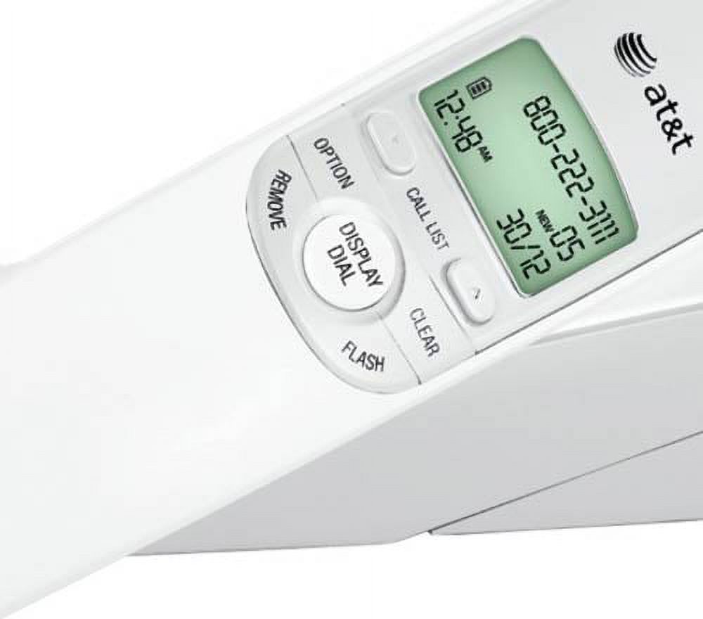 AT&T Corded Trimline® Phone with Caller ID (White) - image 3 of 3
