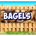 thumbnail image 1 of Bagels 13 oz Vinyl Banner With Metal Grommets, 1 of 4