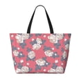 thumbnail image 2 of Honeii Rose Flowers for Tote Bag with Adjustable Strap,Beach Bag, Waterproof Sandproof Beach Tote Bag, Large Capacity Foldable Beach Bags, 2 of 7