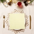 thumbnail image 3 of OULII 20 Sheets Wavy Edge Paper Napkins for Wedding Receptions 13x13in, 3 of 7