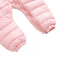 thumbnail image 5 of LOVEBAY Infant Down Cotton Snowsuits Hoodie Jumpsuits Kids Clearance Winter Coats Toddler Cotton Romper Winter Coat Zipper Snow Suit, 5 of 8