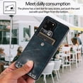 thumbnail image 7 of PU Leather Wallet Case for Samsung Galaxy S20 Ultra Necklace Crossbody Lanyard Case Cover with Card Holder Adjustable Detachable Anti-Lost Neck Strap Case for Samsung Galaxy S20 Ultra,6.9",Blue, 7 of 7