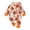 czb# B-Orange320, variant on CUZIBR Girls Baby Halloween Pumpkin Ghost Floral Print Zipper Long Sleeve Footless Romper Ruffles One Piece Sleepwear Jumpsuit For ,F-White,3-6 Months