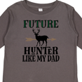 thumbnail image 4 of Inktastic Hunting Future Hunter Like Dad Boys or Girls Long Sleeve Toddler T-Shirt, 4 of 5