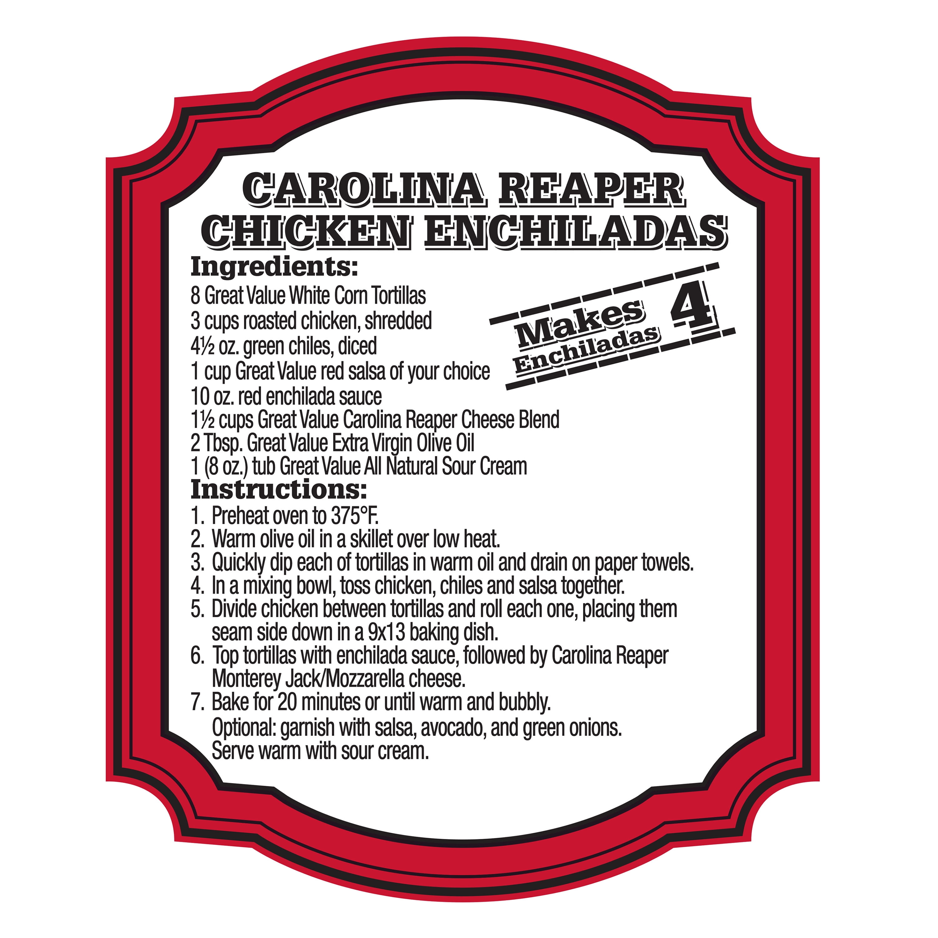 Great Value Shredded Caroline Reaper Blend Cheese, 7 oz