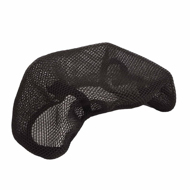 Cojín de asiento de malla para motocicleta, aislamiento térmico 3D, protección solar, transpirable, impermeable, antideslizante para vehículo eléctrico