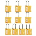 thumbnail image 2 of Spptty Electrical ,Engineering ,10PCS 3mm Lockout Tagout Lock Durable 4‑Hole Insulated Nylon Safety Energy Isolation, 2 of 8