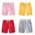 thumbnail image 2 of WOLLED Baby Kids Boys Girls Cotton Shorts for 1-9 Years Toddler Summer Elastic Waist Sweat Pants, 2 of 9