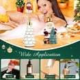 thumbnail image 4 of Luxspire Snow Flocked Christmas Tree Soap Dispenser, Christmas Decor Resin Liquid Hand Soap Dispenser Refillable Dish Soap Lotion Bottle Jar No Leak for Kitchen Shower Bathroom Countertop, 300ml, 4 of 7