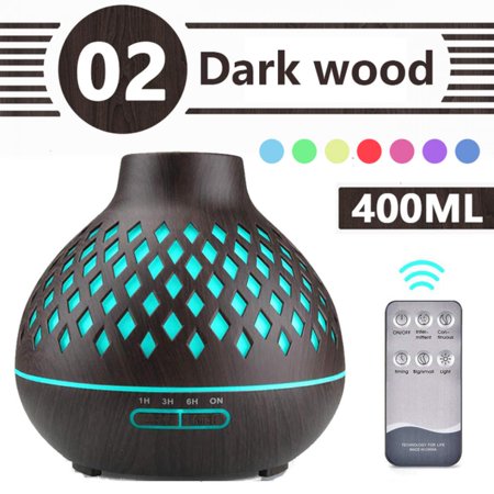 

High Quality 550ML Humidifier Ultrasonic Air Humidifier Essential Oil Diffuser Home Bedroom Office Aromatherapy Spray LED Light