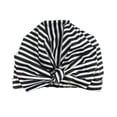 thumbnail image 1 of Bearachild Gorros de baño para ducha Estampado de flores Impermeable Reutilizable Elástico Colorido Universal Largo Sombrero corto Baño Estampado de Juegos de accesorios de baño Raya Bearachild HA062078-01B, 1 of 5