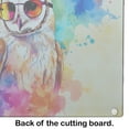 thumbnail image 5 of Hippie Animal Barn Owl Glass Cutting Board, 5 of 5