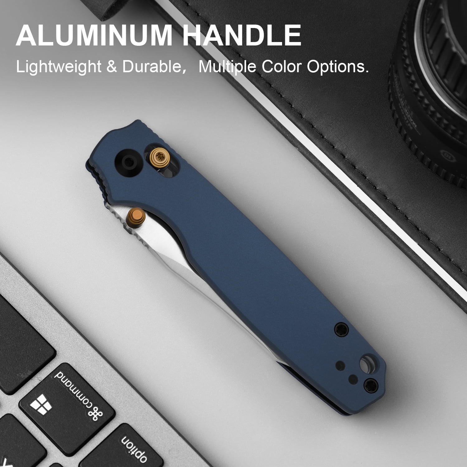 Kizer Pokiman CC EDC Folding Pocket Knife AEB-L Blade Aluminum Handle V3789A4