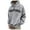Gray, variant on Vedolay Men's Hoodies 2023 Oversized Half Zip Pullover Long Sleeve Sweatshirt Green,3XL