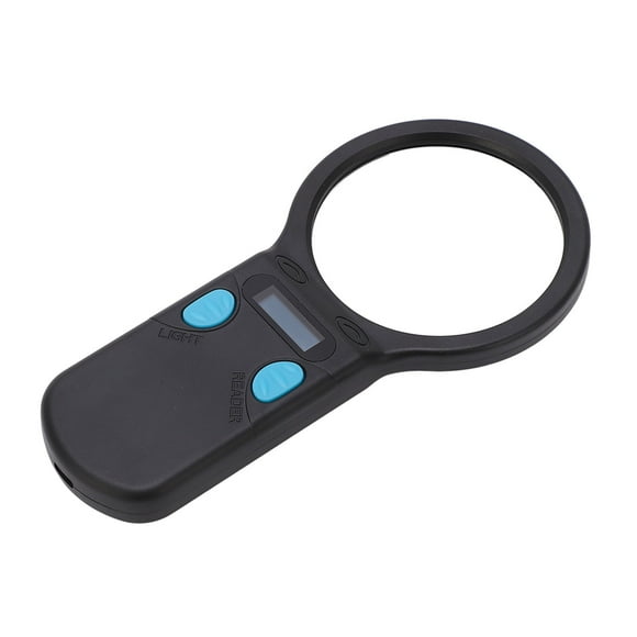Pet Micro Chip Scanner, 134.2Khz 125Khz Magnifying Glass Store 128 Tags Animal Tag Scanner LED Light for Railway Inspection for Pig for Dog