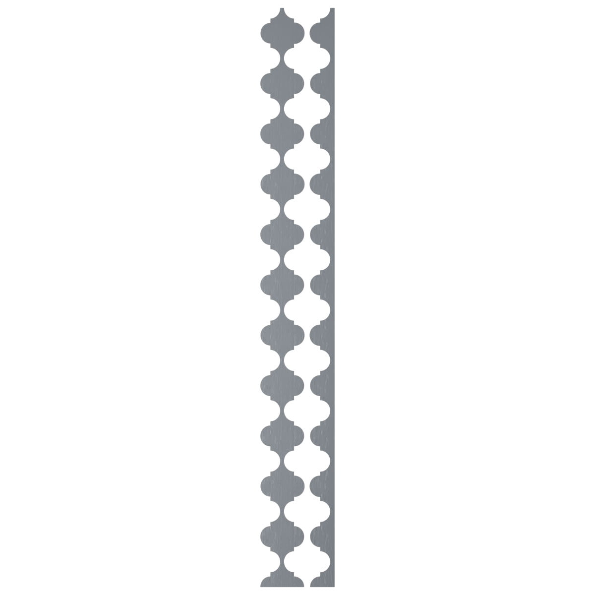 Ekena Millwork 94"H x 1/8"T Marrakesh Adjustable Acrylic Decorative Slat Wall Panel Kit, Gold Mirror (contains 11 Slats + 1 Straight Edge Starter Slat)
