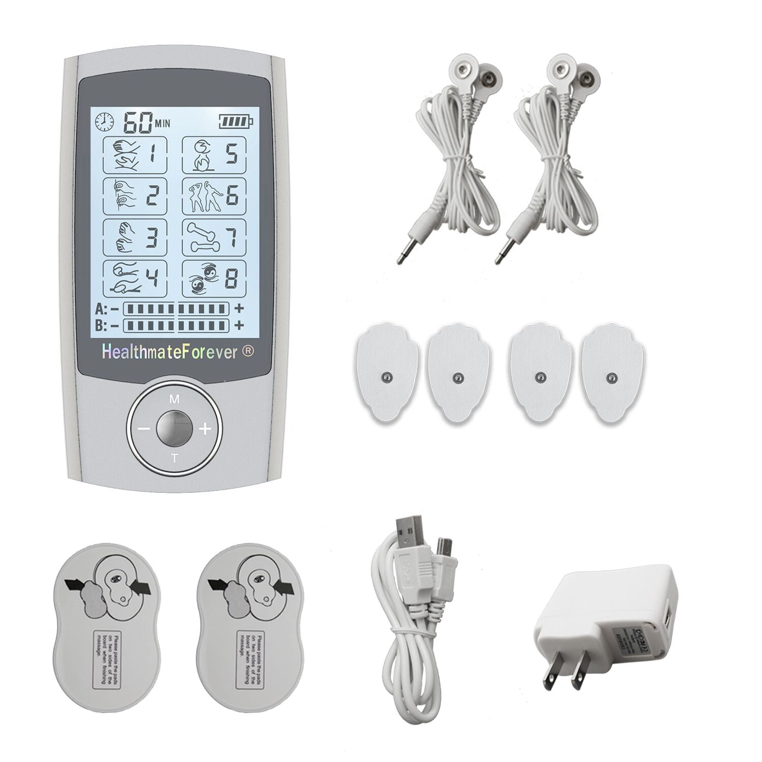 PRO18AB Pain Relief TENS Unit & Muscle Stimulator - 2 Year Warranty