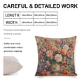 thumbnail image 2 of Soft Throw Pillows for Couch Colorful Watercolors Flowers Pillow Cases 20"x20" Colorful Wildflowers Watercolor Floral Pillowcase Farm Decorations Pillow Case Pillow Case Farmhouse Rustic Cushion Case, 2 of 7