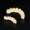 thumbnail image 4 of Yuarrent Conjunto de regalo de accesorios de hip hop de diente dorado grande de mascarada de terror falso de Halloween Type9 NO9 Yuarrent JR0576-01B, 4 of 6