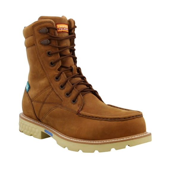 Twisted X Men's 8" Lace-Up Wedge Work Boot Composite Toe - MXCNW03 11 EE US