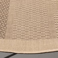 thumbnail image 3 of Safavieh Courtyard Eileen Geometric Indoor/Outdoor Area Rug, Natural/Brown, 6'7" x 6'7" Round, 3 of 7
