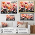 thumbnail image 4 of Designart "Peach Green Cactus Representation Colorfuled Acrylic VI" Floral Floater Framed Canvas Wall Art, 4 of 7