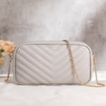 thumbnail image 1 of LNGOOR Mini Chevron Chain Crossbody Bag, 1 of 7