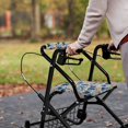 thumbnail image 4 of HELLHERO Rollator Walker Seat Covers for Elderly Adults Polyester Walker Seat Cover with Stretchable Material Dust Proof Cover Only (Floral), 4 of 7