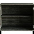 thumbnail image 6 of Castle Place Simple Modern Sideboard Buffet Cabinet, Dark Grey, 6 of 9