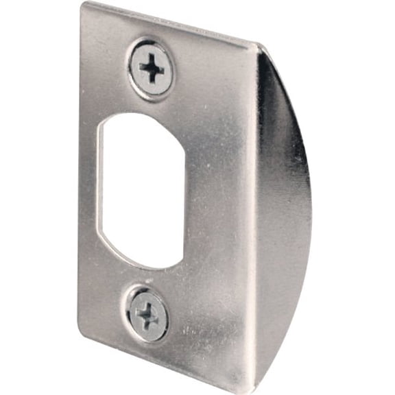 Chrome Plated, Dead Latch Door Strike (2-pack)