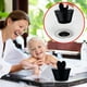 thumbnail image 5 of Tapón de bañera Universal para tapón de drenaje de ducha y Jacuzzi, tapón de fregadero de silicona para cocina (negro + blanco), 5 of 7