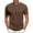 Coffee, variant on JGNGSHN Men's Round Neck Solid Color T-Shirt, Comfortable Slim Fit Short Sleeve Casual Shirt