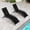 Black, variant on Adjustable 5-Position Outdoor Chaise Lounge Chair, Ergonomic Patio Recliner with Adjustable Headrest, Powder-Coated Aluminum Frame, Breathable Teslin Fabric, Stackable Design for Patio Pool Beach Law