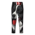 thumbnail image 2 of Gukieu Independence Day Collie Print Youth Home Trousers, Elastic Waistband with Pockets for Home and Outing, Suitable for Children Aged 5-16-Medium, 2 of 6