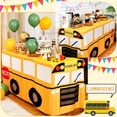 thumbnail image 4 of Mantel Oudain School Bus de 6 pies, tela lavable de poliéster, 4 of 6