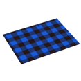thumbnail image 2 of Kdxio Buffalo Plaid Blue Black for Dish Drying Mat,24*18 inch Absorbent Dish Drainer Kitchen Counter,Large Size Dish Drying Pad for Countertops,Draining Racks, 2 of 9
