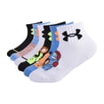 thumbnail image 1 of Under Armour boys Multi Pack Quarter Sock, Dark Blue, 2-4T US, 1 of 2