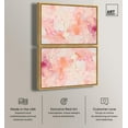 thumbnail image 2 of Art Remedy Dopamine Decor Canvas, 15" x 10", Gold Frame, Blush Coral Lands Set, 2 of 5