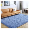 thumbnail image 3 of Noahas Soft Fluffy Area Rug Modern Shaggy Bedroom Rugs for Kids Room Nursery Rug Floor Carpets, 5'x 8',Sky Bule, 3 of 8