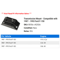 thumbnail image 2 of Transmission Mount - Compatible with 1987 - 1993 Ford F-150 1988 1989 1990 1991 1992, 2 of 2