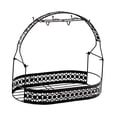thumbnail image 2 of jifeng Bottle Rack Kitchen Organizer Home Metal Gift Versatile Minimalist with Storage Oval Black, 2 of 9