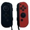 JenDore Black & Red Silicone Nintendo Switch Joy-con Protective Shell Covers