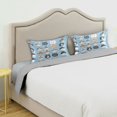 thumbnail image 3 of Yayeee Pillowcase Standard Size Set of 2 Satin Wrinkle Resistant Envelope Pillow Case, Vibrant Cute Cat, 3 of 8