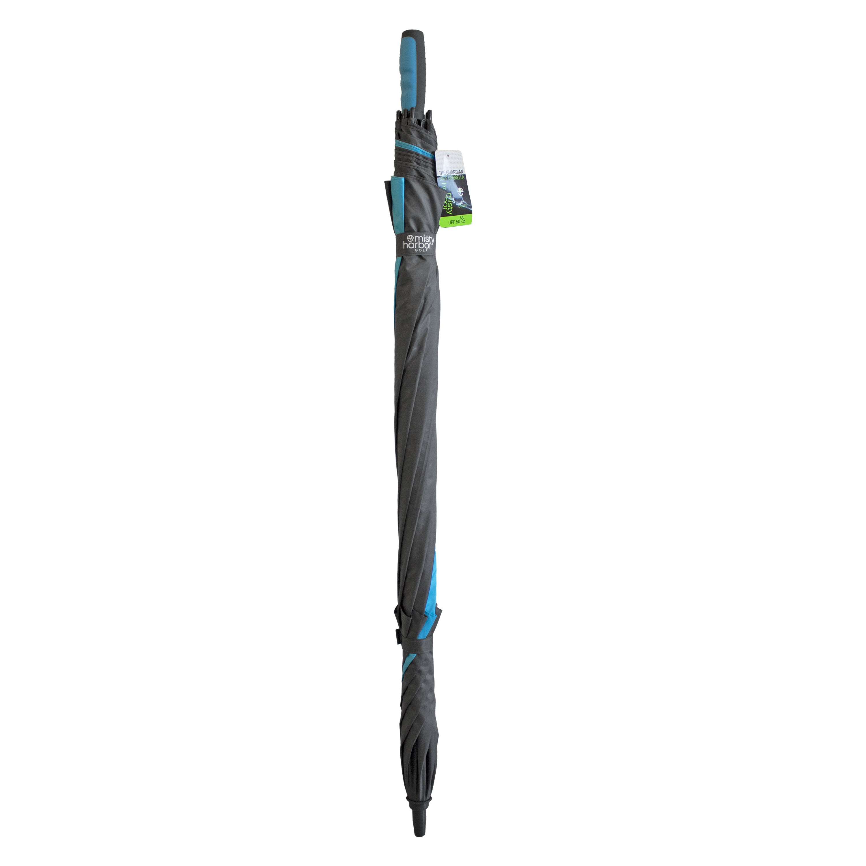 Misty Harbor 72 Inch Golf Umbrella, Blue and Grey