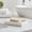 White, variant on Evideco French Home Goods Stone Natural Stone Effect Modern Renaissance Polyresin Soap Dish Black