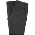 thumbnail image 2 of The Men's Store Mens Tonal Check Dress Pants Slacks, Brown, 34W x 34L, 2 of 2